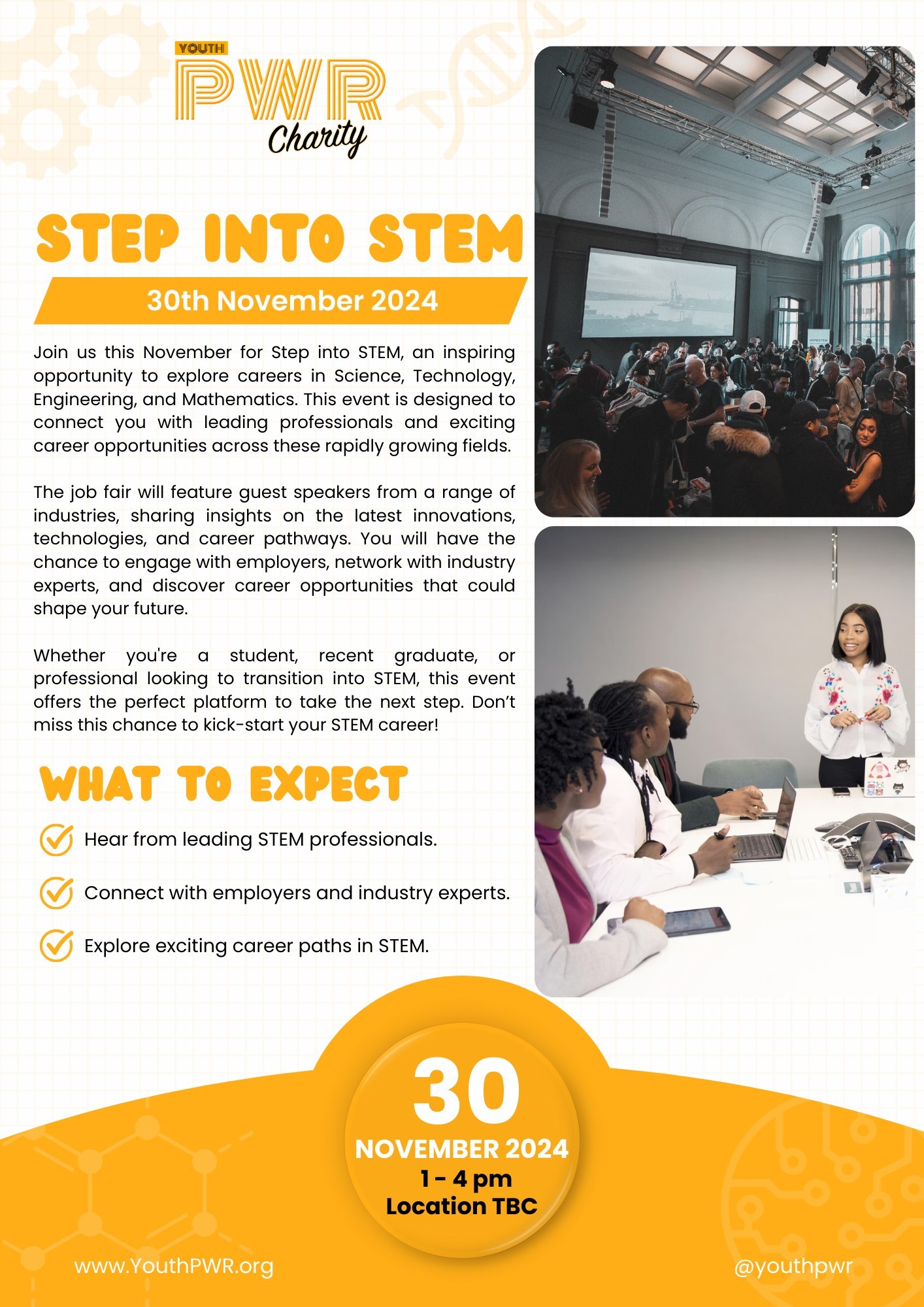 Step in STEM Job Fair and Key Note Speaking 2024